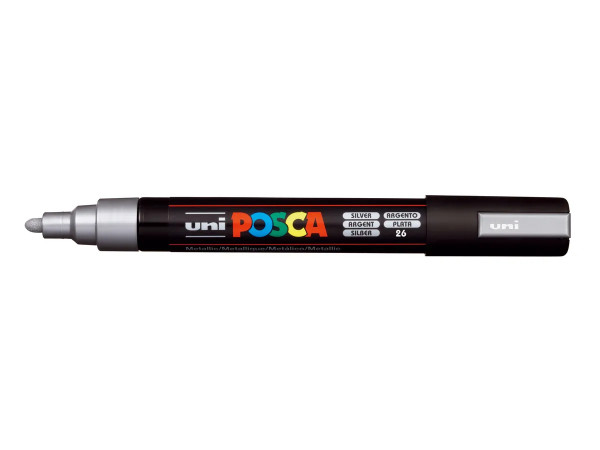 POSCA Marker PC-5M, silber