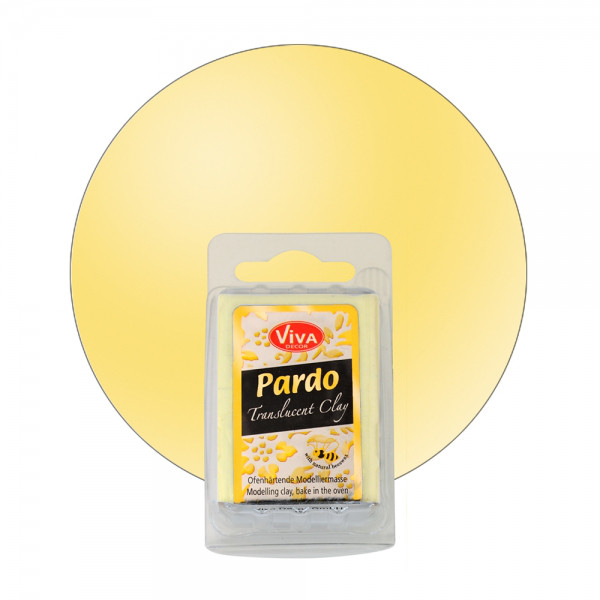 Viva Decor Pardo Jewellery Clay, 56 g, Transparent Gelb