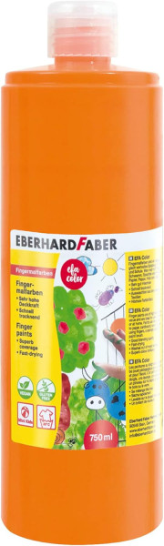 Fingerfarbe EFA Color, 750 ml, kadmiumorange