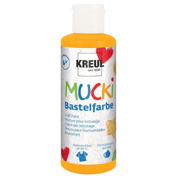 Mucki Bastelfarbe, 80 ml, Orange