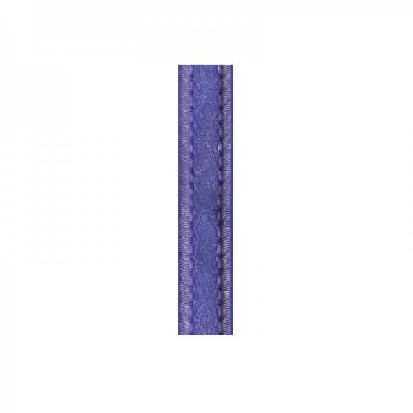 Satinband mit Chiffonkante, 10mm, - purple