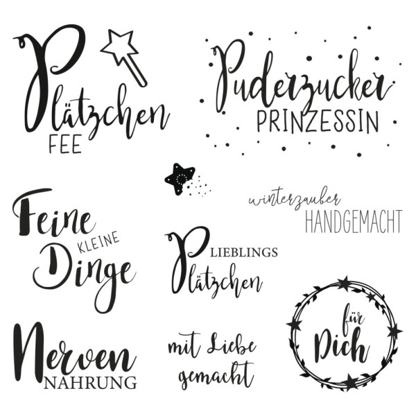 Clear Stamps - Süße Grüße