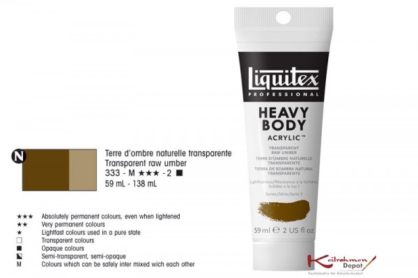 Liquitex Heavy Body, 59ml - Umbra Natur Transparent