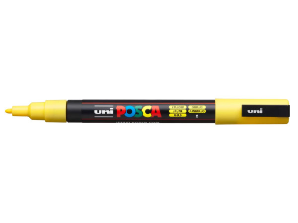 POSCA Marker PC-3M, gelb