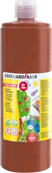 Fingerfarbe EFA Color, 750 ml, rötel