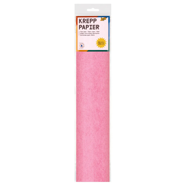 Krepppapier, 50 cm x 2,5 m, rose