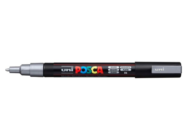 POSCA Marker PC-3M, silber