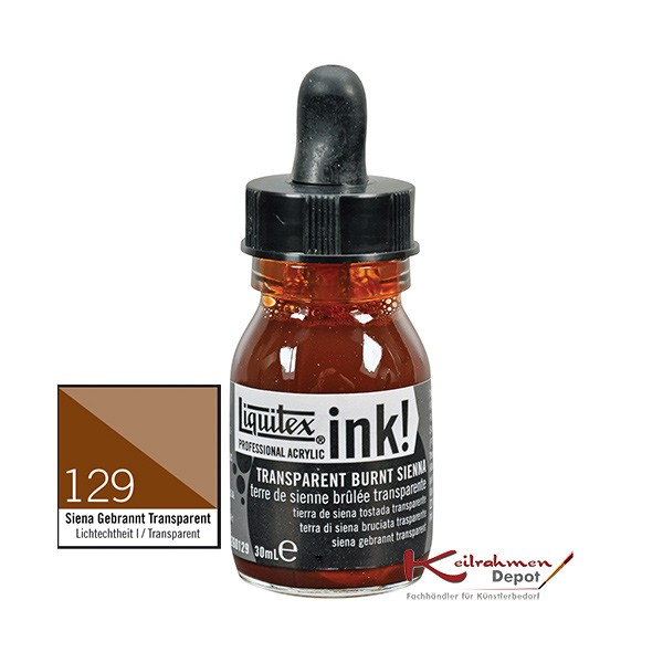 Liquitex Acrylic Ink! - Sienna Gebrannt Transparent