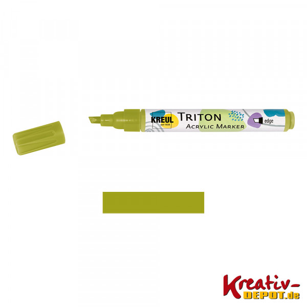 KREUL Triton Acrylic Marker Edge, Olivgrün hell