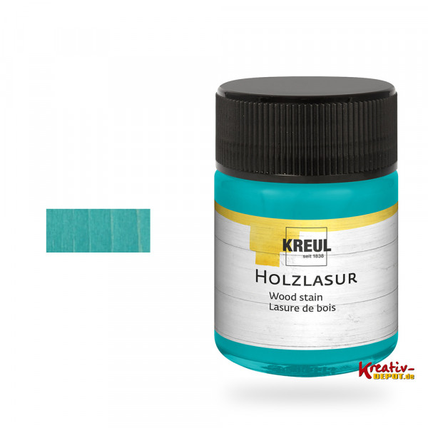 Kreul Holzlasur, 50 ml, Türkis