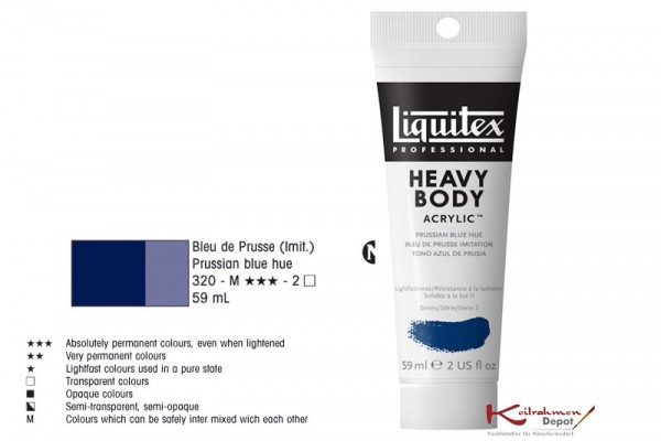 Liquitex Heavy Body, 59ml - Preussischblau lmit.