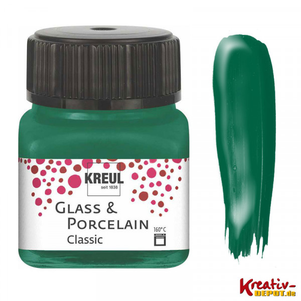 Glass & Porcelain Classic - Dunkelgrün, 20ml