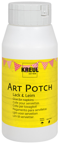 Serviettenkleber, KREUL Art Potch Lack & Leim 750 ml