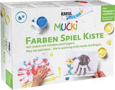 MUCKI FarbenSpielKiste, Wir malen mit Händen und Fingern