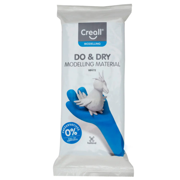 Creall-do &dry,lufthärtende Modelliermasse,1000g,weiß