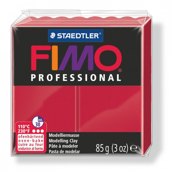 FIMO professional, Modelliermasse, 85 g, karmin