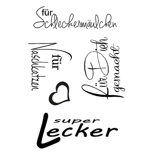 Clear Stamps - super lecker