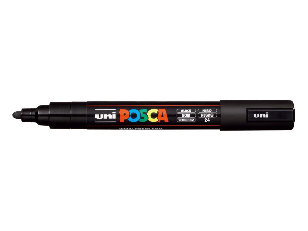 POSCA Marker PC-5M, schwarz