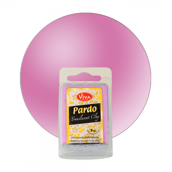 Viva Decor Pardo Jewellery Clay, 56 g, Transparent Pink