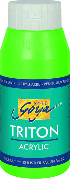 SOLO GOYA TRITON ACRYLIC BASIC, 750 ml, Fluoresziernd Grün