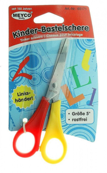 Kinder Bastelschere, Linkshänder, Größe 5"