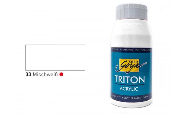 SOLO GOYA TRITON ACRYLIC BASIC, 750 ml, Mischweiß