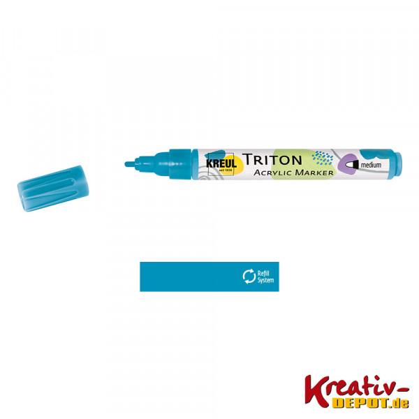 KREUL Triton Acrylic Marker Medium, Türkisblau