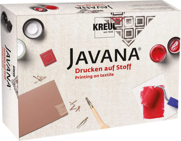 JAVANA - Drucken auf Stoff, Stoffmalfarben-Set