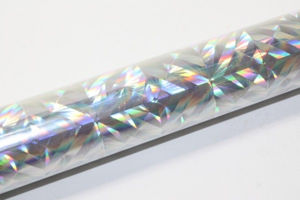 Hologrammfolie, selbstklebend, 0,4 x 1m, Magic silber