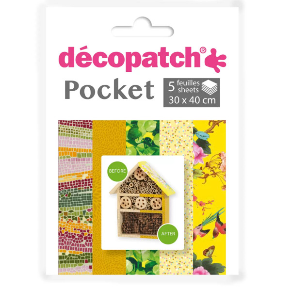 Decopatch Pocket Papier, 5er Sortiment, Collection No 26