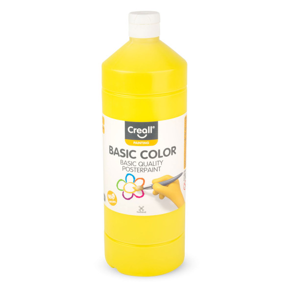 Basic-color, Schultempera, 1000 ml, primärgelb