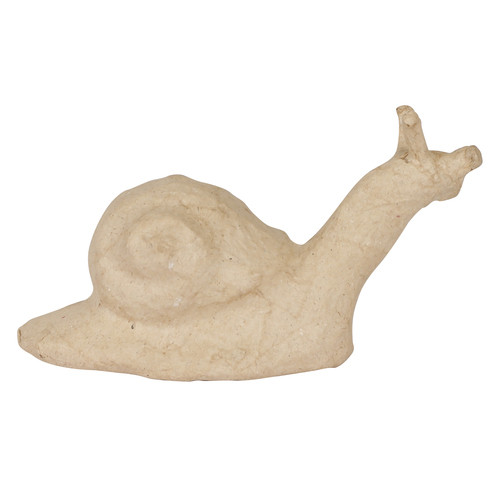 decopatch Tierfigur Schnecke aus Pappmachè, 11,5 x 4,8 x 6cm