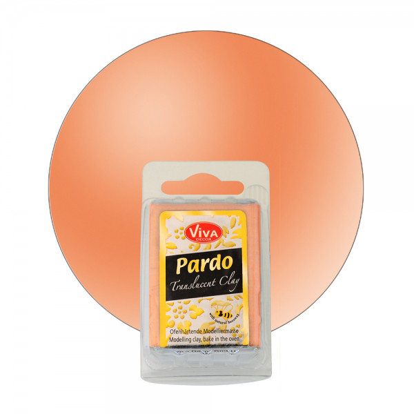 Viva Decor Pardo Jewellery Clay, 56 g, Transparent Orange