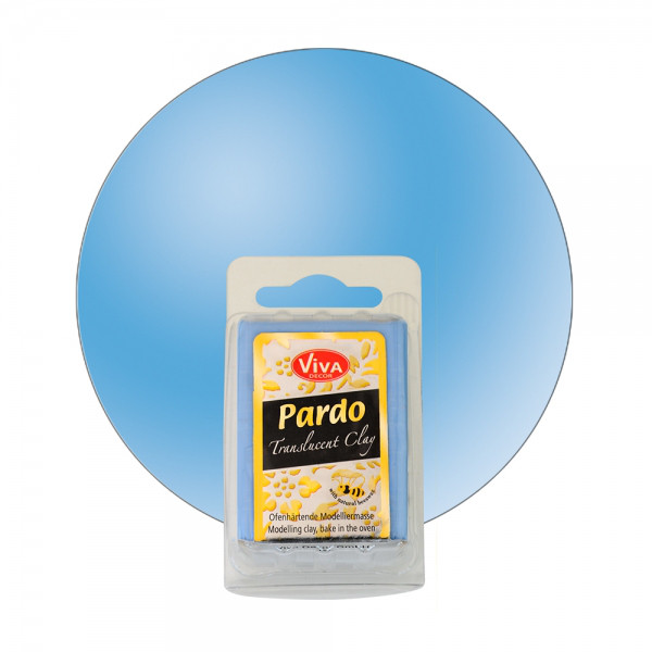 Viva Decor Pardo Jewellery Clay, 56 g, Transparent Hellblau