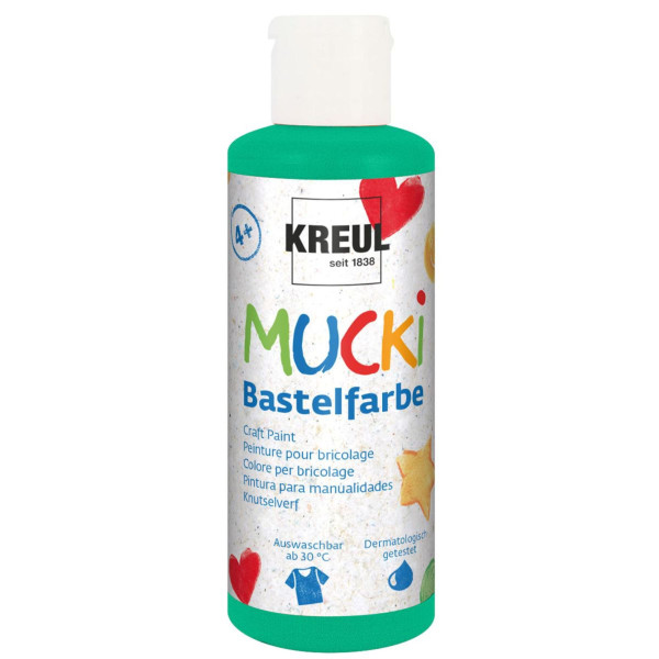 Mucki Bastelfarbe, 80 ml, Grün