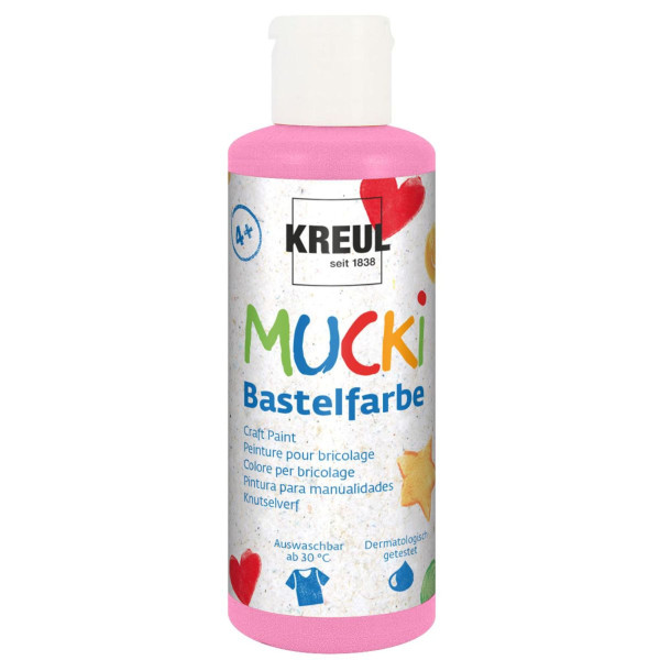 Mucki Bastelfarbe, 80 ml, Rosa