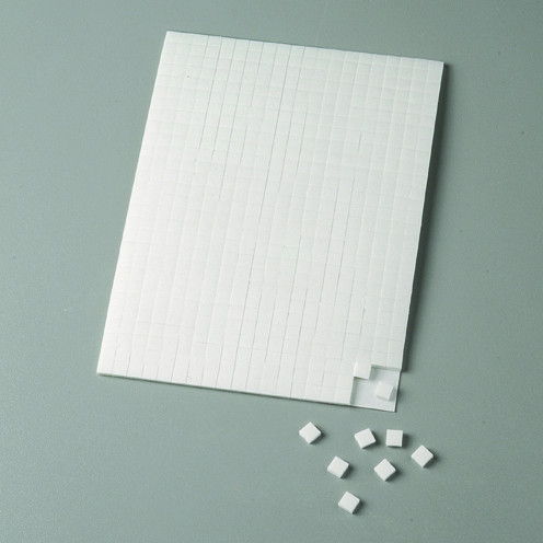 Klebekissen / 3D-Klebepads, doppelseitig, 5x5x2mm, 560 Stück, weiß