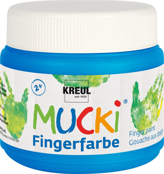 MUCKI Fingerfarbe, 150 ml, blau