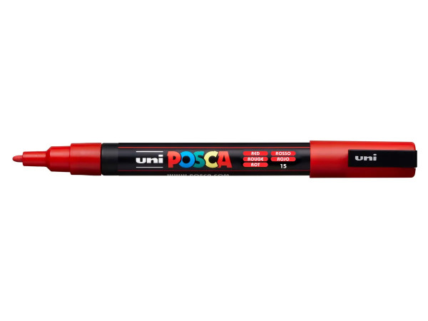 POSCA Marker PC-3M, rot