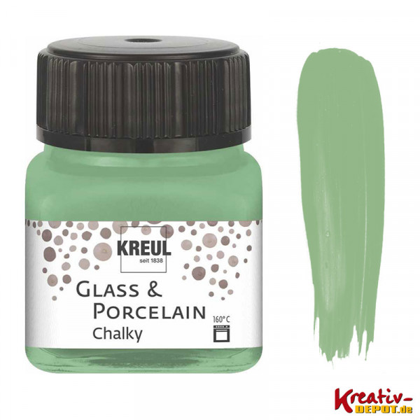 Glass & Porcelain Chalky - Rosemary Green, 20 ml