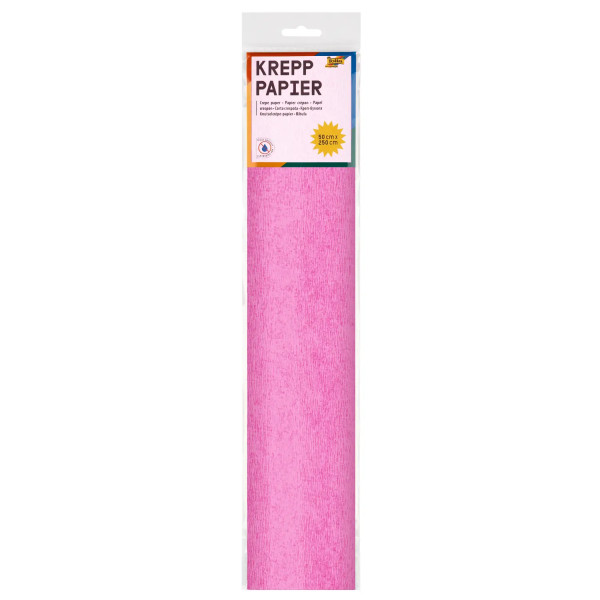 Krepppapier, 50 cm x 2,5 m, pink