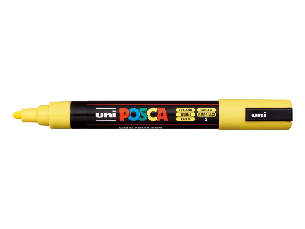 POSCA Marker PC-5M, gelb