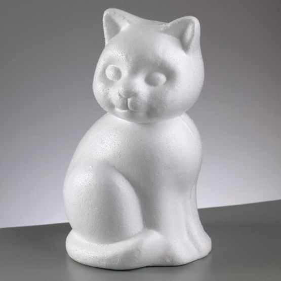 Styropor-Katze, 24 cm