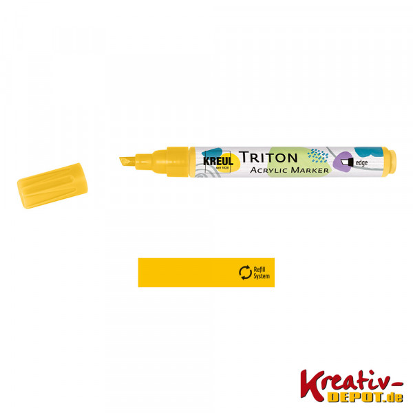 KREUL Triton Acrylic Marker Edge, Maisgelb