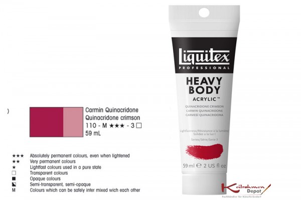 Liquitex Heavy Body, 59ml - Quinacridone Karmesin