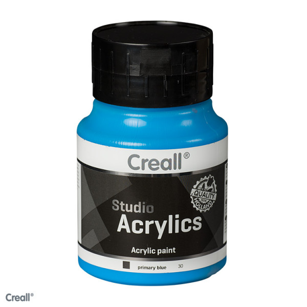 Creall-studio Acrylfarbe, 500 ml, Primärblau