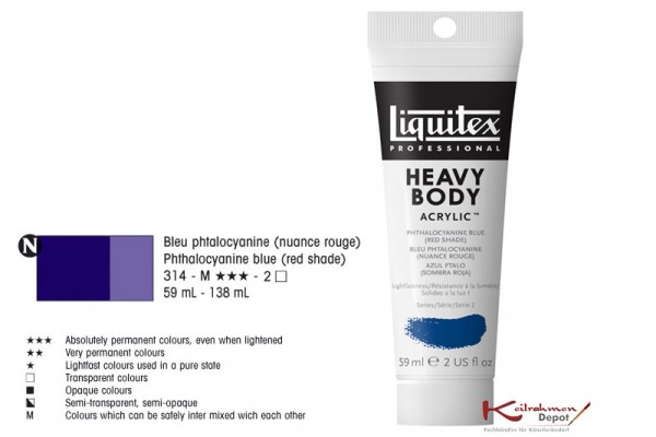 Liquitex Heavy Body, 59ml - Phthaloblau (Rotton)