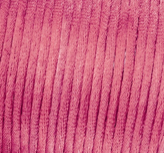 Satin Flechtkordel, Länge 6 m, Stärke 2 mm, pink