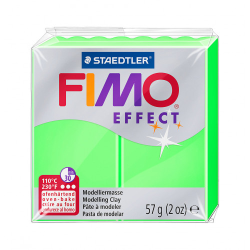 FIMO effect, Modelliermasse, 57 g, Neon Grün