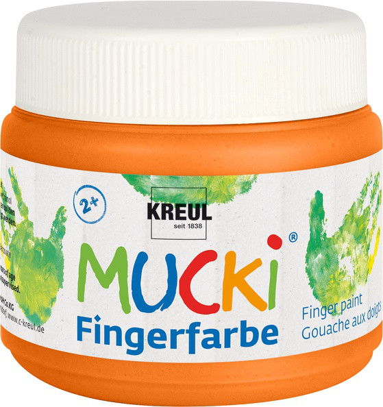 MUCKI Fingerfarbe, 150 ml, orange